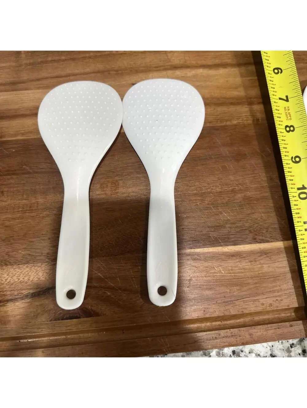 3 Pieces Non-Stick Rice Paddle Plastic Rice Spoon, Spatula Ladle, Kitchen Tool